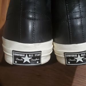 Black Leather Converse